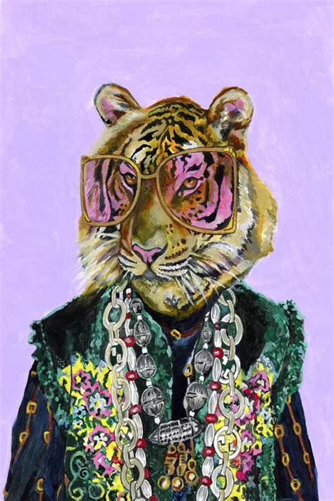 gucci tiger art